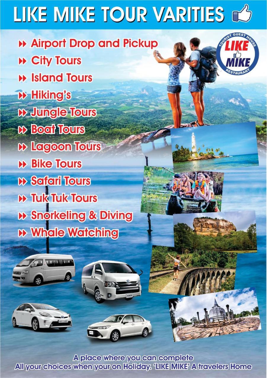 Like Mike Tourist Guest House & Restaurant Negombo Extérieur photo